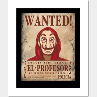 El Profesor Wanted Poster Posters and Art
